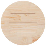 Piano Tavolo Rotondo 80x3 cm in Legno Massello di Pino