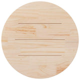 Piano Tavolo Rotondo 90x3 cm in Legno Massello di Pino