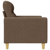 Poltrona Marrone 60 cm in Tessuto