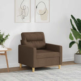 Poltrona Marrone 60 cm in Tessuto