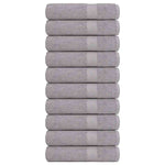 Asciugamani 10 pz Grigio 50x100 cm 360 g/m 100% Cotone