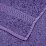 Asciugamani per Sapone 2 pz Viola 30x30cm 360g/m 100% Cotone