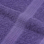 Asciugamani per Sapone 10 pz Viola 30x30cm 360g/m 100% Cotone