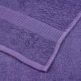 Asciugamani 4 pz Viola 50x100 cm 360 g/m 100% Cotone