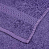 Asciugamani Doccia 2 pz Viola 70x140 cm 360 g/m 100% Cotone