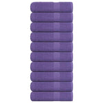 Asciugamani Doccia 10 pz Viola 70x140 cm 360 g/m 100% Cotone