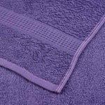 Asciugamani Doccia 10 pz Viola 70x140 cm 360 g/m 100% Cotone