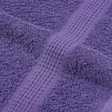 Asciugamani Doccia 10 pz Viola 70x140 cm 360 g/m 100% Cotone