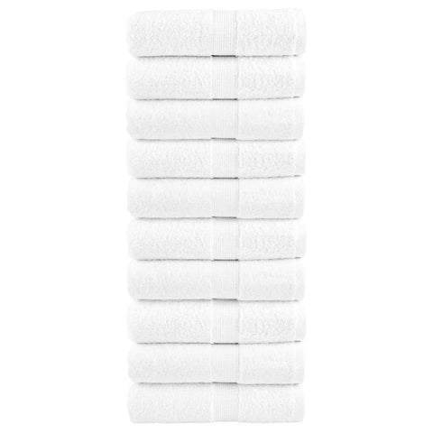 Salviette Premium SOLUND 10 pz Bianche 30x30 cm 600gsm
