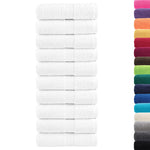 Salviette Premium SOLUND 10 pz Bianche 30x30 cm 600gsm