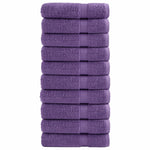 Asciugamani Premium SOLUND 10 pz Viola 50x100 cm 600 g/m