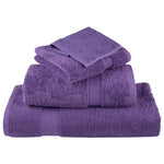 Asciugamani Premium SOLUND 10 pz Viola 50x100 cm 600 g/m