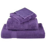 Asciugamani Premium SOLUND 10 pz Viola 50x100 cm 600 g/m