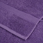 Asciugamani Premium SOLUND 10 pz Viola 50x100 cm 600 g/m
