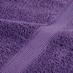 Asciugamani Premium SOLUND 10 pz Viola 50x100 cm 600 g/m
