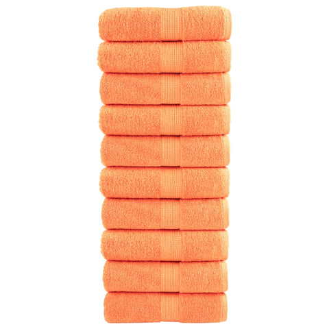 Salviette Premium SOLUND 10 pz Arancioni 30x30 cm 600 g/m