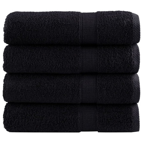 Asciugamani da Bagno SOLUND 2 pz Verdi 100x150 cm 600 g/m