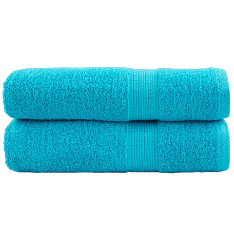 Asciugamani Bagno SOLUND 2 pz Turchesi 50x100 cm 600 g/m