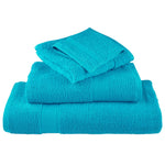 Asciugamani Bagno SOLUND 2 pz Turchesi 50x100 cm 600 g/m