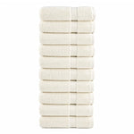 Asciugamani Premium SOLUND 10 pz Crema 50x100 cm 600 g/m