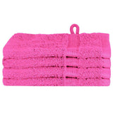 Asciugamano per Ospiti SOLUND 4 pz Rosa 15 x 21 cm 550 gsm