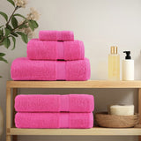 Asciugamani Premium SOLUND 2 pz Rosa 50x100 cm 600 g/m