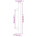 Maniglie per Mobili 20 pz Oro 96 mm in Acciaio Inox