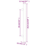 Maniglie per Mobili 20 pz Bronzo 160 mm in Acciaio Inox