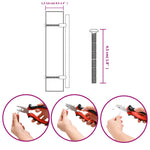 Maniglie per Mobili 20 pz Bronzo 160 mm in Acciaio Inox