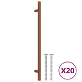 Maniglie per Mobili 20 pz Bronzo 224 mm in Acciaio Inox
