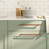 Maniglie per Mobili 20 pz Bronzo 224 mm in Acciaio Inox