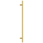 Maniglie per Mobili 10 pz Oro 320 mm in Acciaio Inox