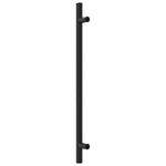 Maniglie per Mobili 10 pz Nere 224 mm in Acciaio Inox