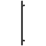 Maniglie per Mobili 10 pz Nere 224 mm in Acciaio Inox