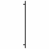 Maniglie per Mobili 10 pz Nere 480 mm in Acciaio Inox