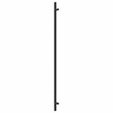 Maniglie per Mobili 10 pz Nere 480 mm in Acciaio Inox