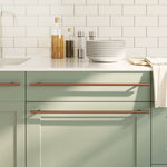 Maniglie per Mobili 10 pz Bronzo 480 mm in Acciaio Inox
