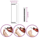 Maniglie per Mobili 20 pz Argento 192 mm in Acciaio Inox