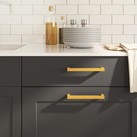 Maniglie per Mobili 20 pz Oro 160 mm in Acciaio Inox