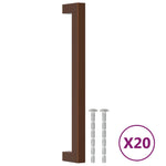 Maniglie per Mobili 20 pz Bronzo 192 mm in Acciaio Inox