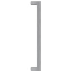 Maniglie per Mobili 10 pz Argento 224 mm in Acciaio Inox