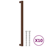 Maniglie per Mobili 10 pz Bronzo 320 mm in Acciaio Inox