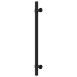 Maniglie per Mobili 20 pz Nere 192 mm in Acciaio Inox