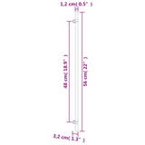 Maniglie per Mobili 20 pz Bronzo 480 mm in Acciaio Inox