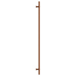 Maniglie per Mobili 10 pz Bronzo 480 mm in Acciaio Inox