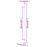 Maniglie per Mobili 10 pz Bronzo 480 mm in Acciaio Inox