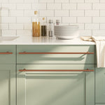 Maniglie per Mobili 10 pz Bronzo 480 mm in Acciaio Inox