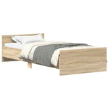 Giroletto senza Materasso Rovere Sonoma 75x190 cm in Truciolato