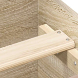 Giroletto senza Materasso Rovere Sonoma 75x190 cm in Truciolato