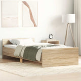 Giroletto senza Materasso Rovere Sonoma 75x190 cm in Truciolato